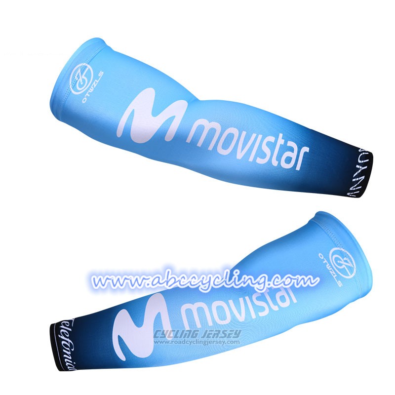 2018 Movistar Arm Warmer Cycling